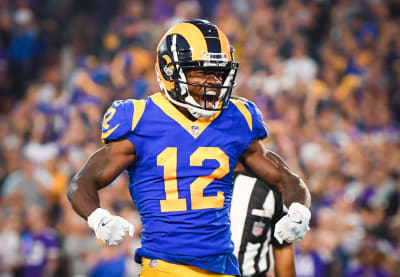  Brandin Cooks Los Angeles Rams #12 Blue Youth 8-20 Home Player  Jersey (18-20) : Sports & Outdoors