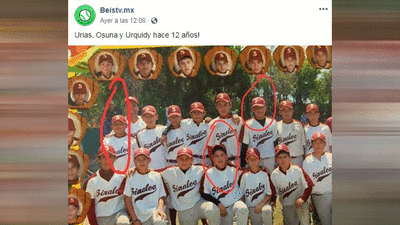 See Astros' players Roberto Osuna, José Urquidy in this photo from 12 years  ago