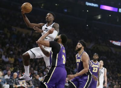 Donovan Mitchell Dunks On Lakers Center JaVale McGee