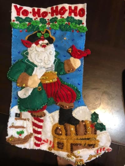 Bucilla Christmas On The Farm ~ 18 Felt Stocking Kit by Merry Stockings,  Santa DIY