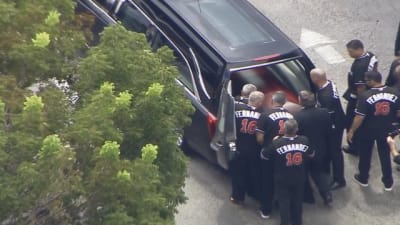 Jose Fernandez funeral procession in pictures