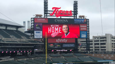 Red Wings unveil new videoboard