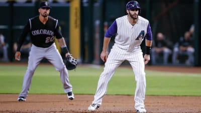 The Diamondbacks' dark gray baseball uniforms are spectacular