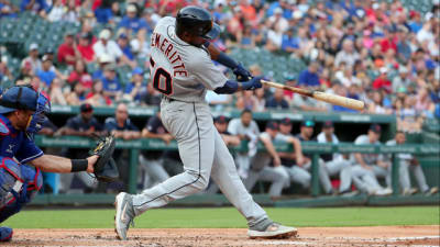 Former Tigers OF Nicholas Castellanos breaks up no-hitter in first