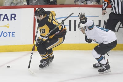 Penguins rookie John Marino suffers broken bones in face