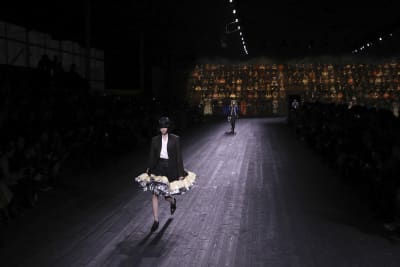 Louis Vuitton runway not lacking any drama in Paris