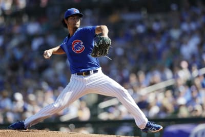 Darvish 2 hitless innings in Cubs spring training debut