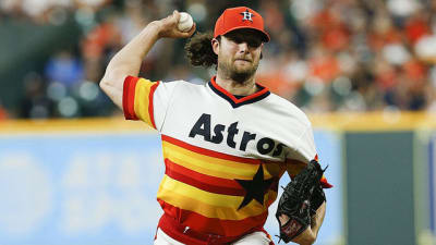 Gerrit Cole Houston Astros Game Used Worn Jersey Excellent Use MLB Auth