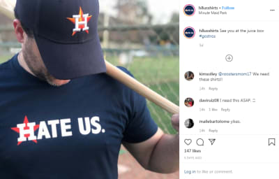 Steal it back:' Check out the creative swag these proud Astros fans are  showing off