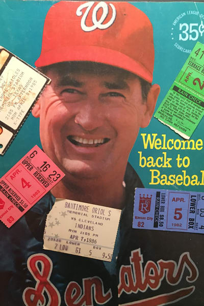 St. Louis Cardinals Baseball 1982 Vintage Sports Ticket Stubs for