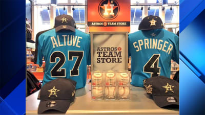 Astros stock Minute Maid Park team store with All-Star gear