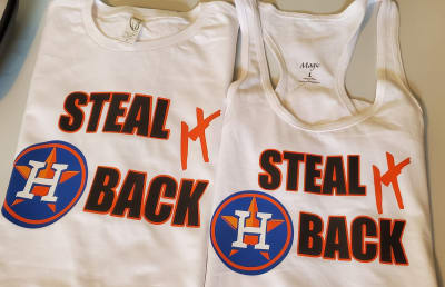 Steal it back:' Check out the creative swag these proud Astros fans are  showing off
