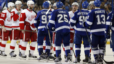 NHL: Stanley Cup Playoffs-Tampa Bay Lightning at Detroit Red Wings