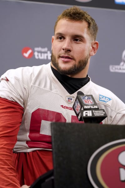 49ers' Nick Bosa follows family footsteps on path to sacking quarterbacks