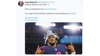 Deshaun Watson is the GOAT': social media reacts to Texans comeback playoff  win