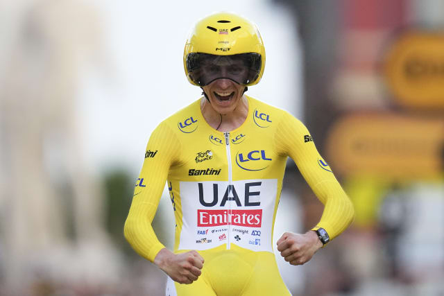 Tadej pogacar tour de france 2024 hi-res stock photography and images