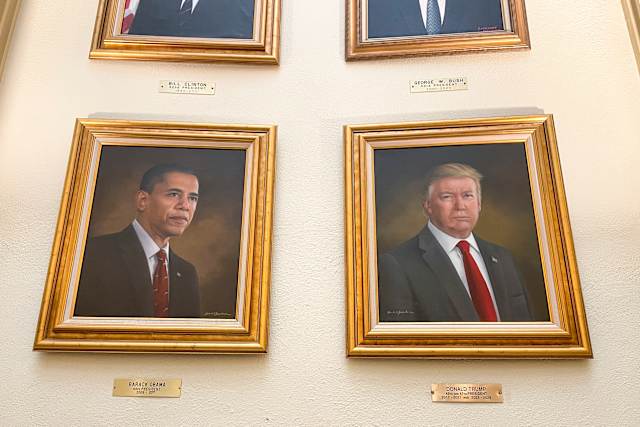 A new Trump portrait for Colorado's Capitol could take time after