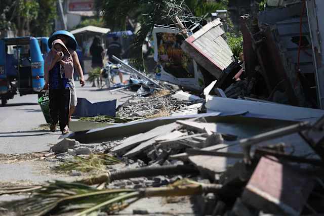 General Santos city skyline after earthquake