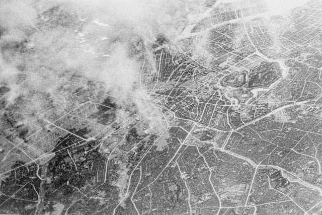 Tokyo was filled with charred corpses after US firebombing 80