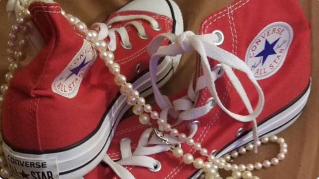 Pearl converse shoes best sale