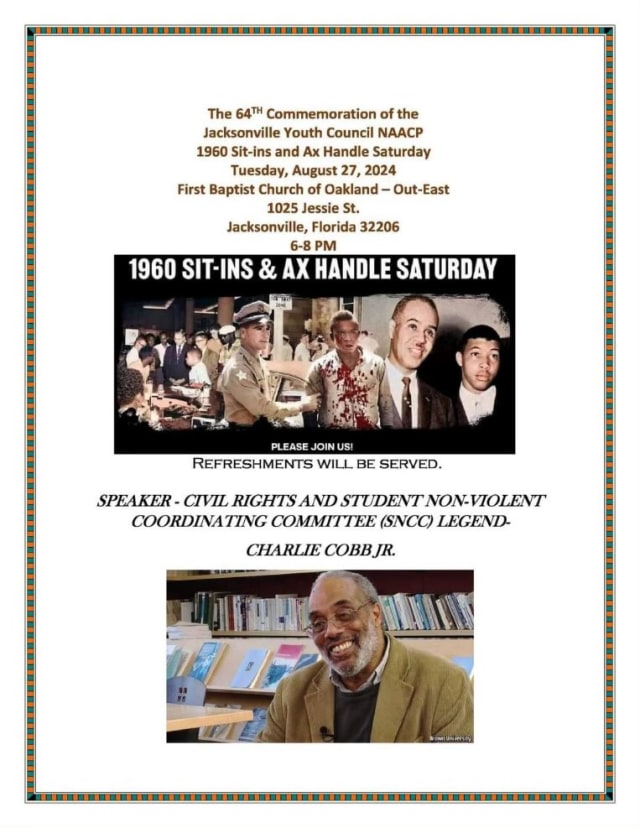 64th commemoration of 1960 Sit-ins and Ax Handle Saturday.