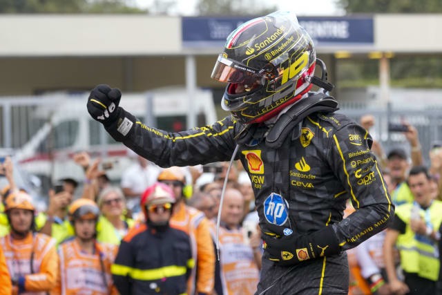 Leclerc delights home F1 fans with Italian GP win as Ferrari
