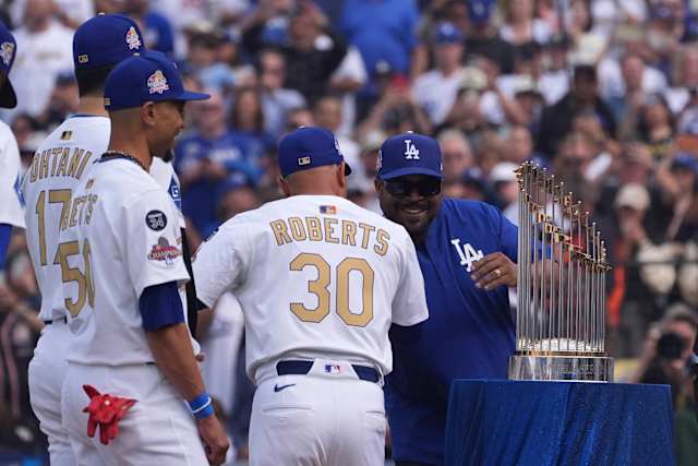 Dodgers celebrate 2024 World Series victory with Ice Cube and Kirk