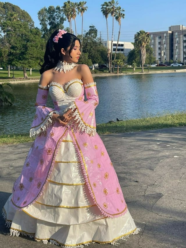 duct tape prom dress 2024 NYC teens create wild prom outfits with duct tape for design contest
