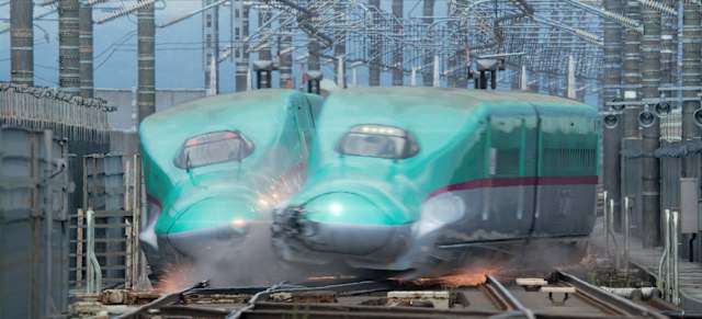A new Netflix film features a hurtling Japanese bullet train with