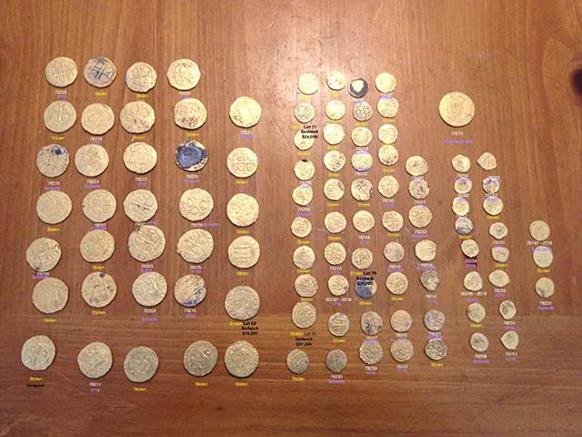 FWC recovers 37 gold coins stolen from 1715 fleet shipwrecks