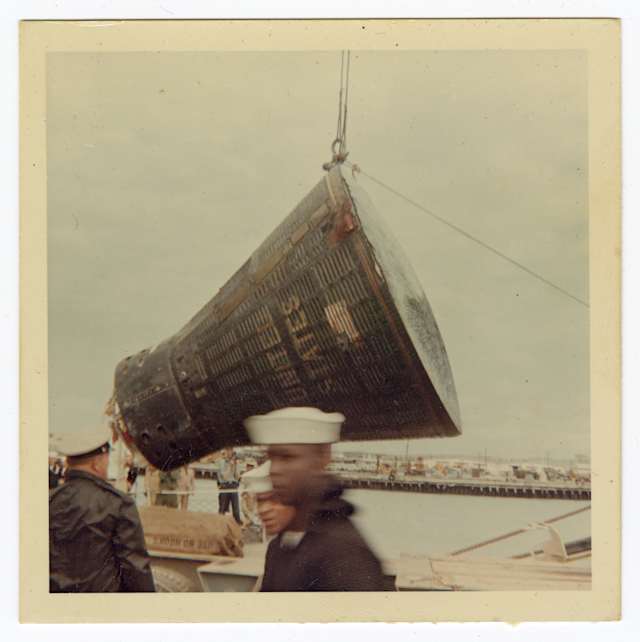 Newly discovered photos show astronaut Neil Armstrong after the