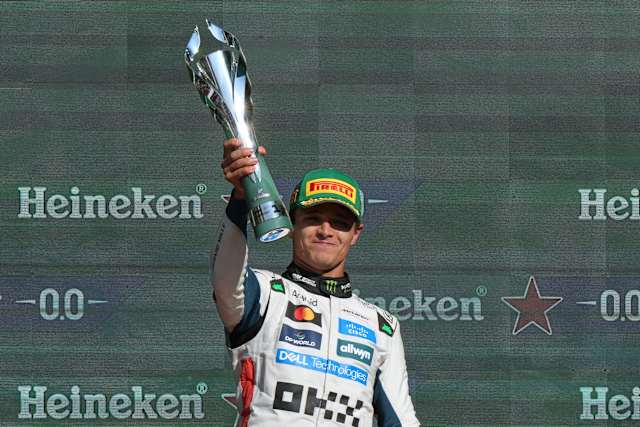 McLaren drivers Lando Norris and Oscar Piastri battle for F1 title