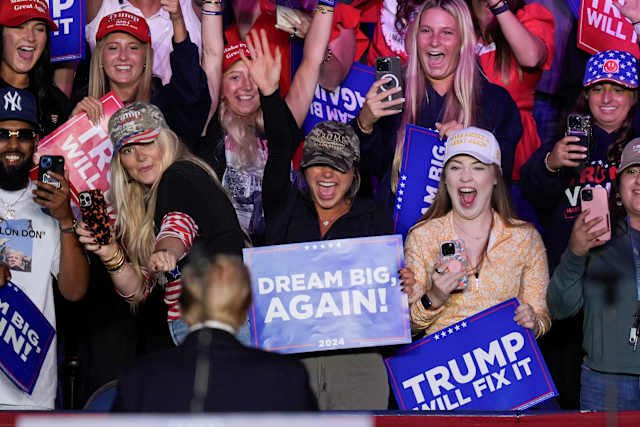 Trump wants to narrow his deficit with women but he's not changing