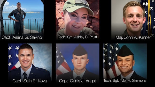 Pentagon identifies six Airmen killed in KC-135 crash in western Iraq