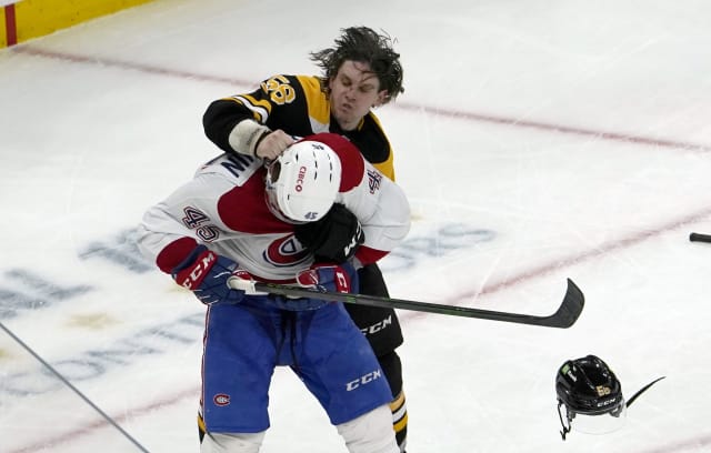 hat trick, Bruins beat Canadiens 