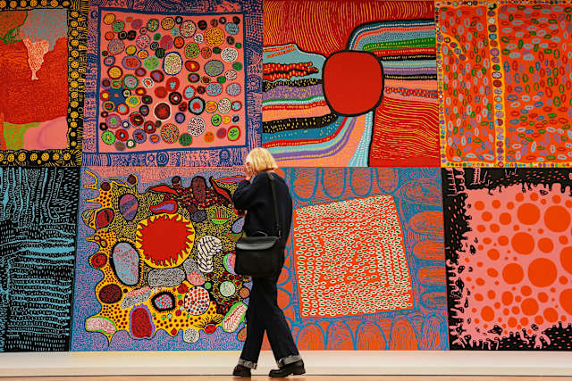 German museum celebrates famed Japanese artist Kusama in vast new