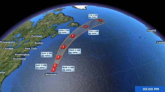 Ernesto Inching Away From Bermuda But Tropical Storm Conditions Continue On The Island