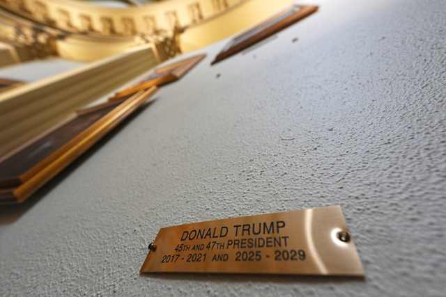 A new Trump portrait for Colorado's Capitol could take time after