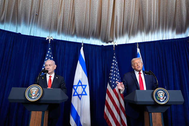 During Netanyahu visit, Trump warns Iran of further US strikes if it reconstitutes nuclear program