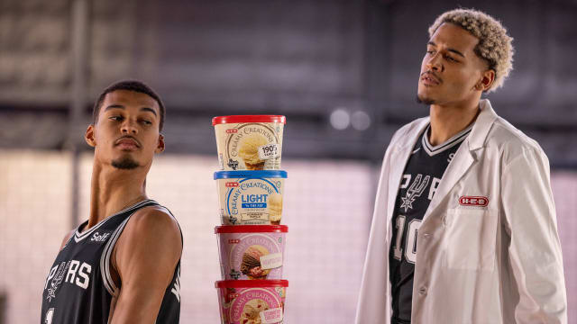 H E B debuts two new Spurs commercials featuring Victor Wembanyama and teammates