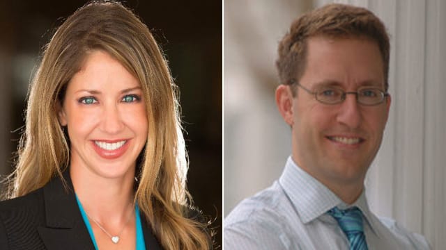 After finalizing their divorce, Dan Markel, right, and Wendi Adelson, were fighting in court over their two sons.