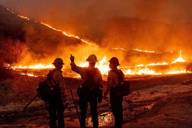 What is being done to fight the current wildfires?