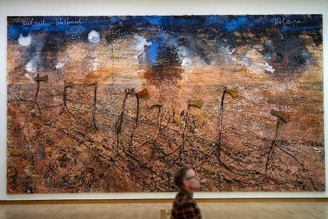 A new exhibition highlights how German artist Anselm Kiefer was