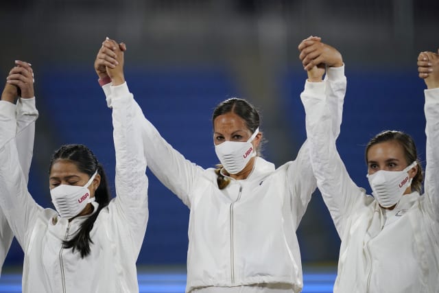 Japan beats US 2-0, turns incredible DP to win softball gold