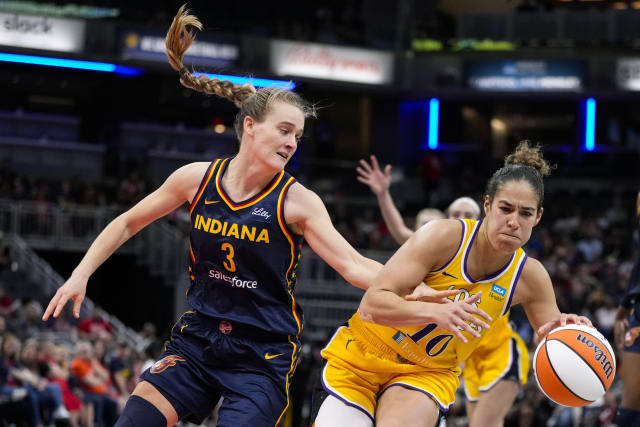 Nurse, McDonald spur 2nd half rally to lead Los Angeles Sparks past Indiana Fever 88-82