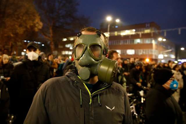 Citizens against smog: Protesters in North Macedonia demand action