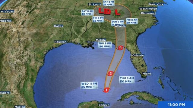 Hurricane Helene expected to become Category 4 before hitting 