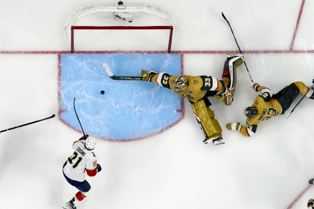 Vegas Golden Knights come back to beat Florida Panthers in Game 1