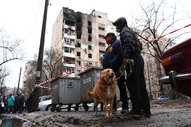 Ukraine says Russia launched a major aerial attack before Kyiv's talks with  US