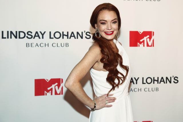 Actress Lindsay Lohan celebrates birthday as married woman